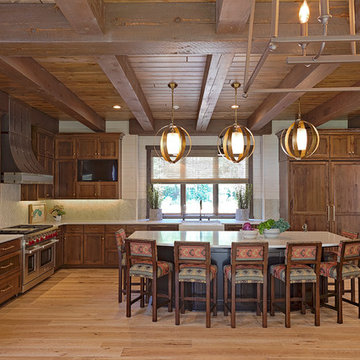Sandpoint Lodge by Wisconsin Log Homes