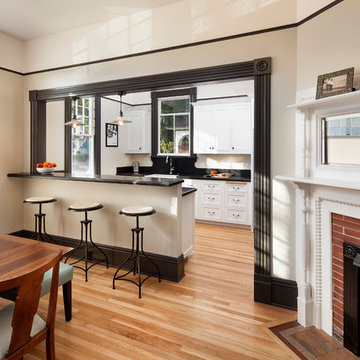 Santa Barbara Downtown, 1920's Queen Anne Remodel, Garden Street Residence