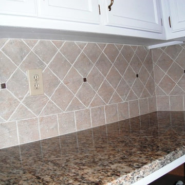Santa Cecilia Granite10-21-10  for White Kitchen Cabinets