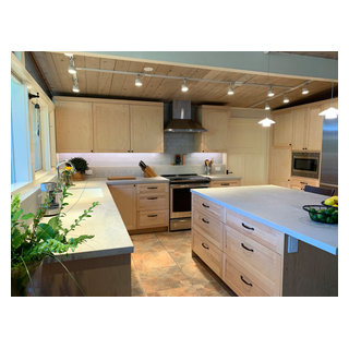 Santa Rosa Light and Bright Kitchen Remodel - Contemporary - Kitchen ...