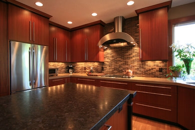 Trendy kitchen photo in Portland