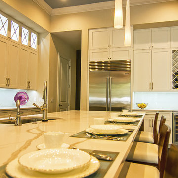 Sarasota Glossy White Kitchen