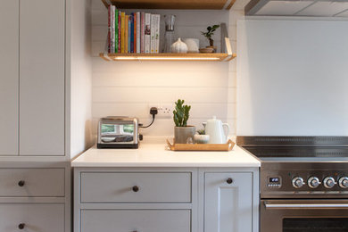 This is an example of a scandinavian kitchen in Hampshire.
