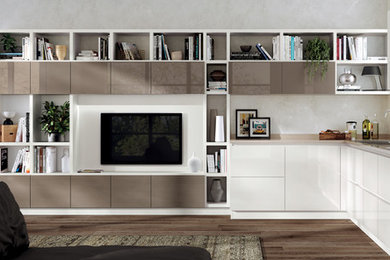 Scavolini Modern Kitchen and Living Room