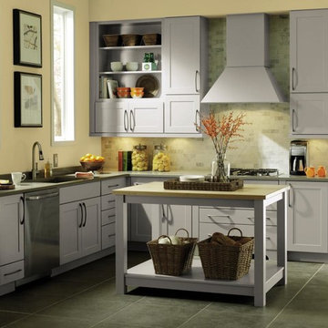 Schrock Elston Grey Kitchen Cabinets
