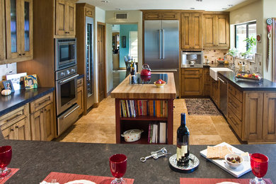フェニックスにあるコンテンポラリースタイルのおしゃれなキッチンの写真