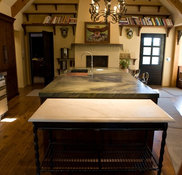 Scottsdale Traditional Kitchen, Taj Mahal Island - Traditional - Kitchen -  Phoenix - by Chisel Marble & Granite