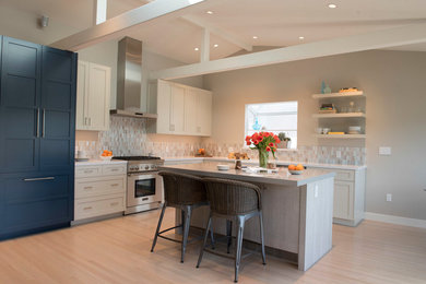 This is an example of a modern kitchen in San Francisco.