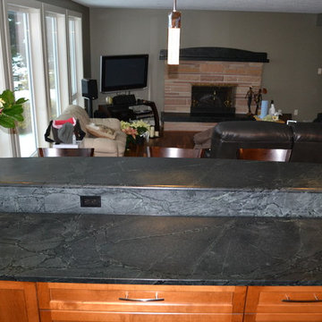 Seal Bay, BC - Silver Soapstone (oiled)