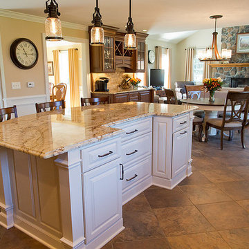 Seamless Flow Kitchen by Crystal Cabinets