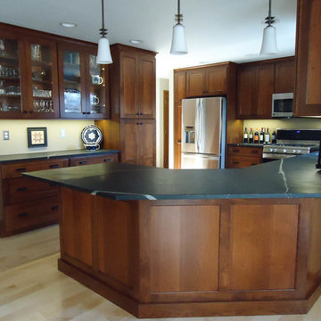 Select Cherry Kitchen with Soapstone Tops