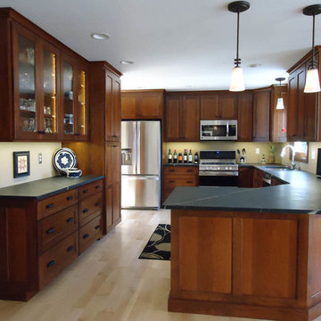 Select Cherry Kitchen with Soapstone Tops