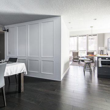 Shades Of Grey; Elegant Main Floor Kitchen Renovation