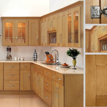 Shaker Honey Style Kitchen Cabinets