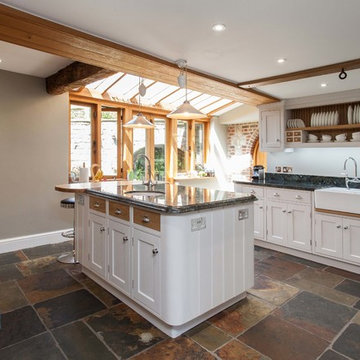 shaker kitchen with stunning worktops