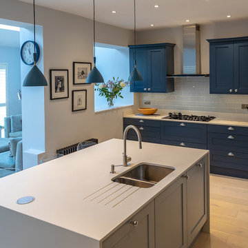 Shaker-style Blue Kitchen