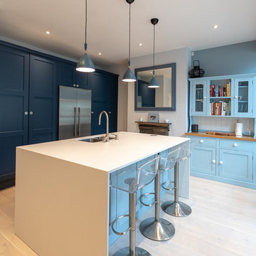 Shaker-style Blue Kitchen