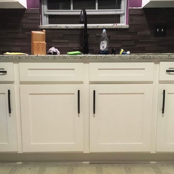 Shaker-Style Kitchen Cabinet Refinishing