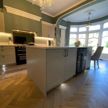 Shaker Style kitchen in Light Stone Grey