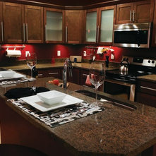 Contemporary Kitchen by Quality Stone Concepts