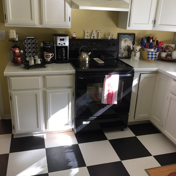 Shawnee Checker Board Kitchen LVT
