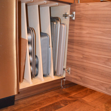 Sheet pan and cookie sheet storage