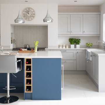 Sherborne Windsor Blue and Light Grey