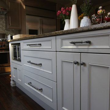Short Hills, NJ Faux Painting Kitchen Cabinet Renovation