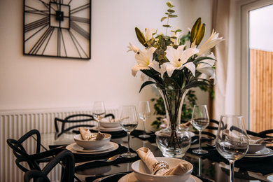 Photo of a contemporary dining room in Manchester.