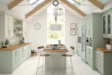 Kitchen - country kitchen idea in Other