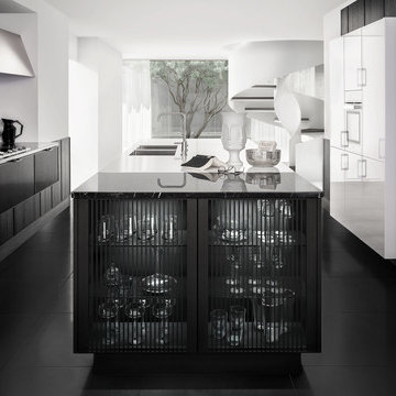SieMatic PURE Design - Black and White Kitchen