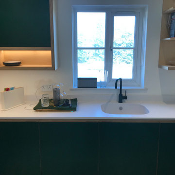 Silestone Blanco Zeus, Suede finish with Integrity One sink