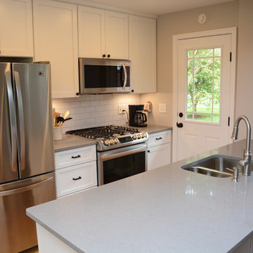 Silver Spring, MD Small White Kitchen Remodel