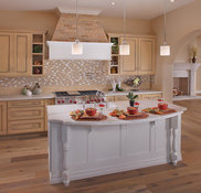 Scottsdale Traditional Kitchen, Taj Mahal Island - Traditional - Kitchen -  Phoenix - by Chisel Marble & Granite