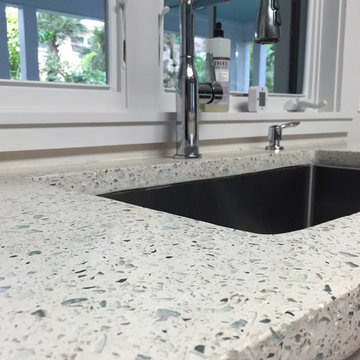 Simple and Clean Terrazzo Counters