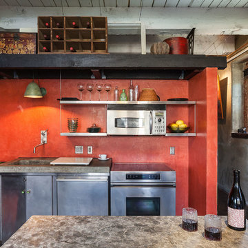 Simple, bold kitchen