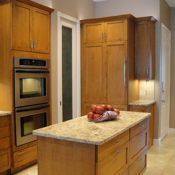 Simple Traditional Styling, Concealed Refrigerator