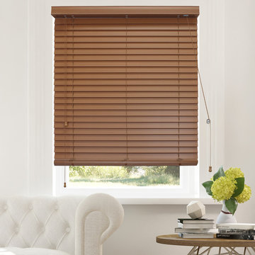 Simply Brown (Commercial Grade Faux Wood) - Faux Wood Blinds
