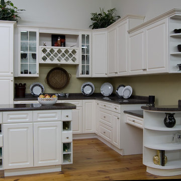 Skibrite White Kitchen Display