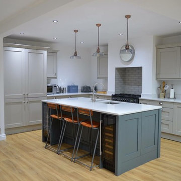 Slate and Stone Shaker Painted Kitchen