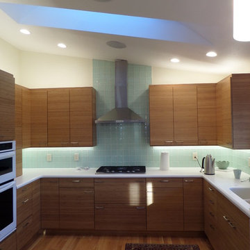 Sleek Bamboo Kitchen Remodel