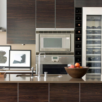 Sleek Kitchen by Robert Brown Interior Design
