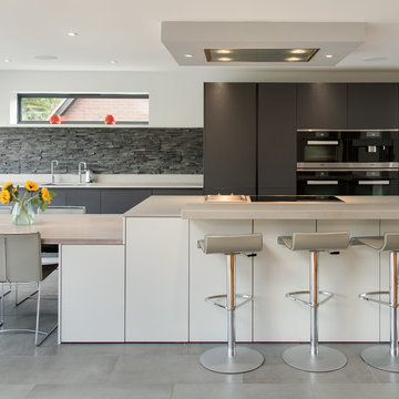 Sleek kitchen extension, Milton Keynes