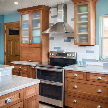 Sleek Light-Filled Kitchen