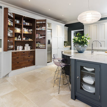 Sleek Painted Kitchen