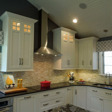 Sloped Ceiling with Chimney Hood