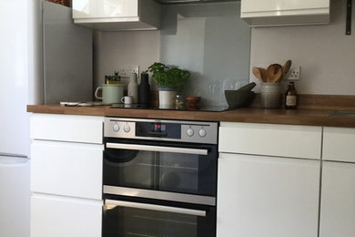 Design ideas for a bohemian kitchen in Surrey.