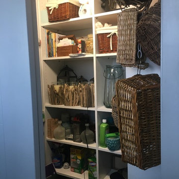 Small But Well-used Wood Pantry