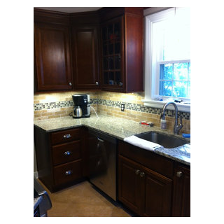 Small Galley Kitchen - Traditional - Kitchen - Richmond - by Virginia ...