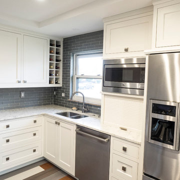 Small Kitchen and Powder Room